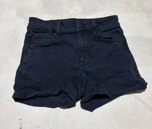 American Eagle High-Rise shortie Denim Shorts 0 thumbnail 1