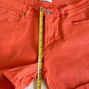 Kensie Orange Coral Cuffed Shorts thumbnail 5