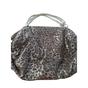 Revolution Y2k Bratz Silver Metallic Leopard‎ Print Hobo Shoulder Gym Bag Large thumbnail 3