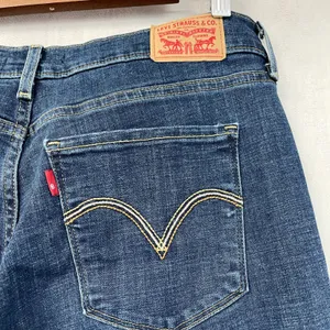 Levis Women Classic Bootcut‎ Jeans Size 12M Stretch Western Indie Heritage Lapis thumbnail 6