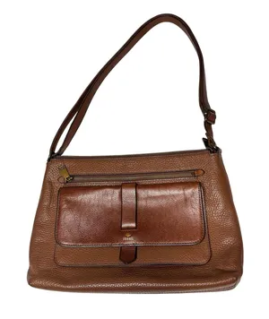 Fossil Medium Kinley Brown Leather Crossbody Purse thumbnail 1