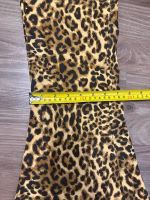 Forever 21 Leopard Flare Jeans 29 Fits 27x32 NWT Bell Bottom Animal Print thumbnail 11