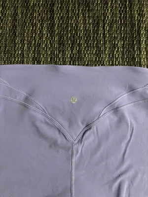 Lululemon Align Curve Seam High-Rise Short 6" Biker Soft Nulu Dark Lavender thumbnail 3