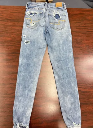 American Eagle Next Level Stretch Distressed Hi-Rise Jegging Jeans Size 0 Short thumbnail 4
