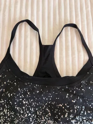 MARIKA TEK Black Speckled Sports Bra Size M thumbnail 3