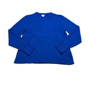 💙✨ J.Crew Extra Soft Wool Blend Crewneck Sweater Size L Classic‎ Knit ✨💙 thumbnail 2