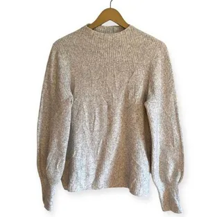 J. Crew Wool Blend Ribbed Sweater thumbnail 1
