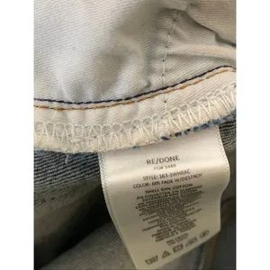 RE/DONE 60s fade jeans women's size 26 thumbnail 4