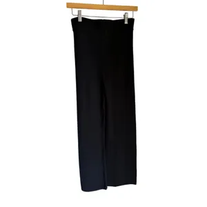 Old Navy NWT Elevated Comfo Wide Leg Sweater Pants Small Black Knit Lounge thumbnail 5