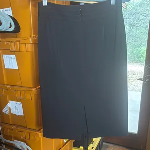 WHBM White House Black Market Classic Black Pencil Skirt Size 0 thumbnail 6