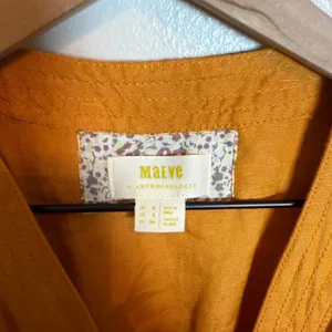Anthropologie Maeve Luana Linen‎ Blend Tie-waist Romper thumbnail 3