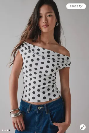 Urban Outfitters Off-The-Shoulder Top thumbnail 1
