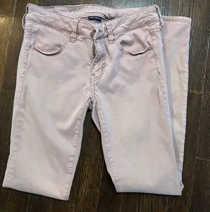 American Eagle Women's Pink Skinny Jeggings, size 4 thumbnail 2