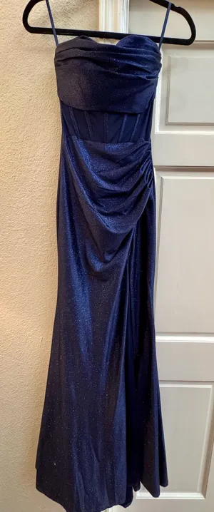 Emerald Sundae Blue Prom/Banquet Dress worn only once thumbnail 1