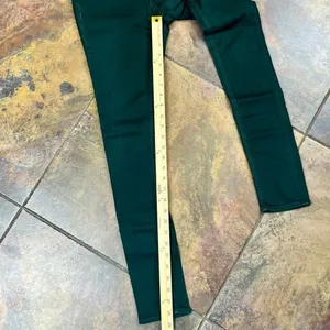 Rag & Bone Coated Green Skinny Legging Jeans 26 thumbnail 4