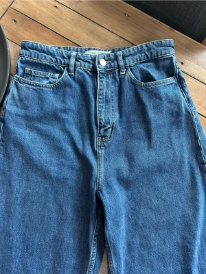 People Tree Barrel Enora Dark Wash High Rise Jeans 6 thumbnail 6