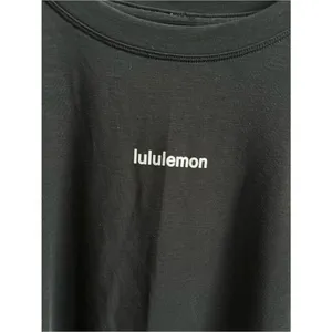 Lululemon Jersey Training Muscle Tank Top Wordmark Size 14 Black Sleeveless thumbnail 5