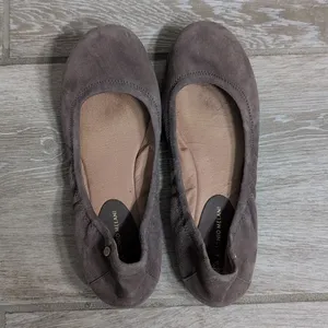 ANTONIO MELANI Brown Leather Prima Ballet Flats thumbnail 6