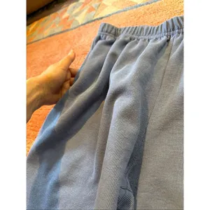 Jagenda Blue Cotton Blend Lounge Pants Women Size L USA Made thumbnail 7