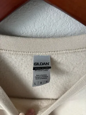 Gildan Cream and white "you're so golden" sweatshirt thumbnail 6