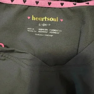 HeartSoul Women's Black Short Sleeve Scrub Top thumbnail 2