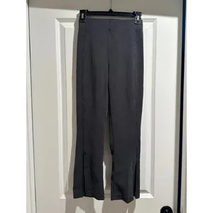 Lululemon Ribbed Softstream Zip-Leg High Rise Crop Pants thumbnail 2