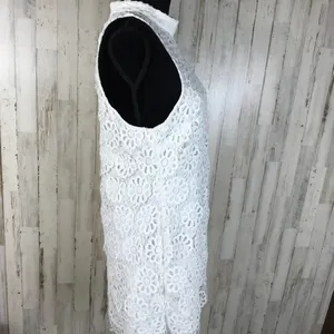 Lovers + Friends Casper White Eyelet Dress Mini L v6x thumbnail 6