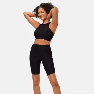Outdoor Voices Warmup 10” Biker Shorts‎ Black Compression Athletic Casual XS NEW thumbnail 2