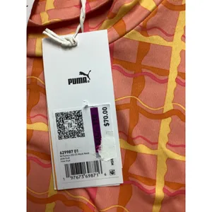 Puma x Dani Danzy CLOUDSPUN Mock‎ Neck Top Pink Fruit Rose Fruit XXL 629987 01 thumbnail 3