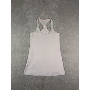 Lululemon Racerback Tank light pink faint stripe 6 thumbnail 3