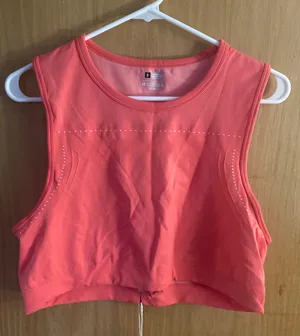 Athletic Crop Top Pink thumbnail 1