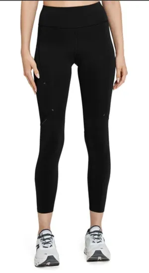 ON Running Womens Performance Tights 7/8 Black Size XS thumbnail 1