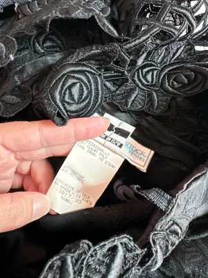 Vintage Scott McClintock black mini dress thumbnail 7