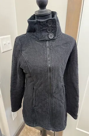 The North Face Quilted Funnel Neck Jacket Casual Mid-weight Fall Winter Full Zip thumbnail 1