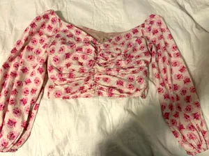 ZARA pink Longsleeve blouse thumbnail 2