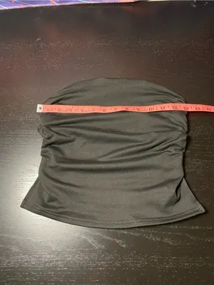Black Strapless Tube Top thumbnail 3