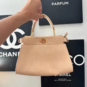 Cream leather purse Tan thumbnail 1