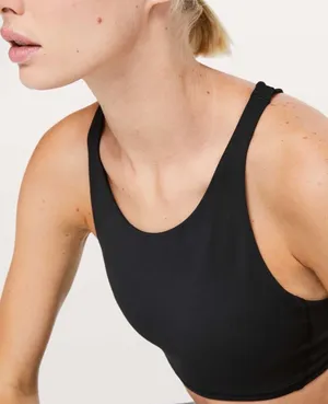 Lululemon Free To Be Bra *High Neck Black 6 thumbnail 8
