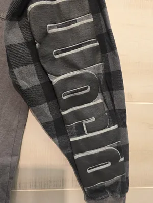 {M} Walt Disney World Spirit Jersey Mickey Mouse Buffalo Plaid Black Grey thumbnail 9