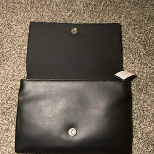 Black Clutch purse With Silver Studded Beading‎ Stud Clutch Classy Edgy Dressy thumbnail 8