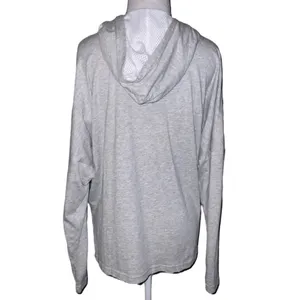 Puma Dry Cell Lightweight Gray Hoodie Black Logo Large NWT thumbnail 3