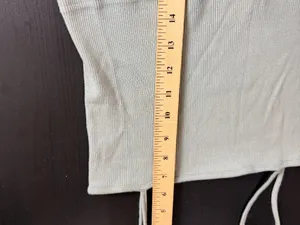Brandy Melville John Galt Sage Green Ribbed Camisole Tank Top One Size thumbnail 6