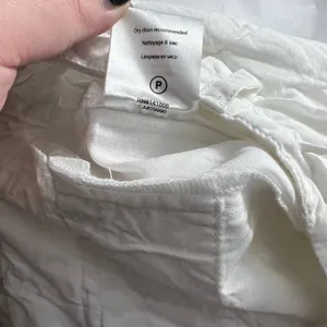 House of Harlow 1960‎ White Cropped Drawstring Pants Size US Small thumbnail 11