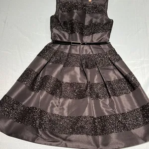 Tommy Hilfiger‎ Metallic Stripe Fit & Flare Dress C26 thumbnail 4