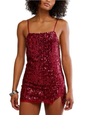 Free People Midnight Kiss Mini Slip Dress thumbnail 3