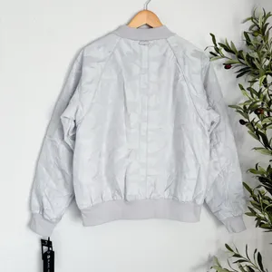 Blanc Noir Tierra Aviator Light Gray Jacket NWT Medium thumbnail 5