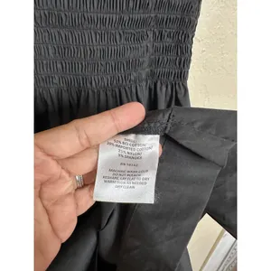 Luxely Willow Dress in Meteorite Black size S Midi Smocked Waist thumbnail 11