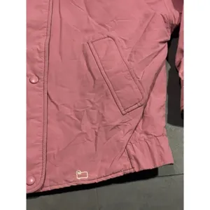 Vintage Woolrich Jacket Womens Size L Pink Quilted‎ Puffer Coat Zip Snap -200 thumbnail 6