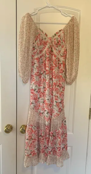 Umgee Mixed Pattern Dress thumbnail 4