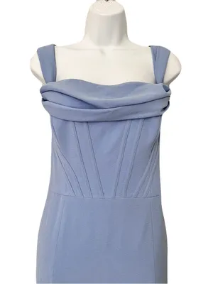 Dress the Population Periwinkle Blue ‘Melania’ Off the Shoulder Dress, Size XXL thumbnail 5